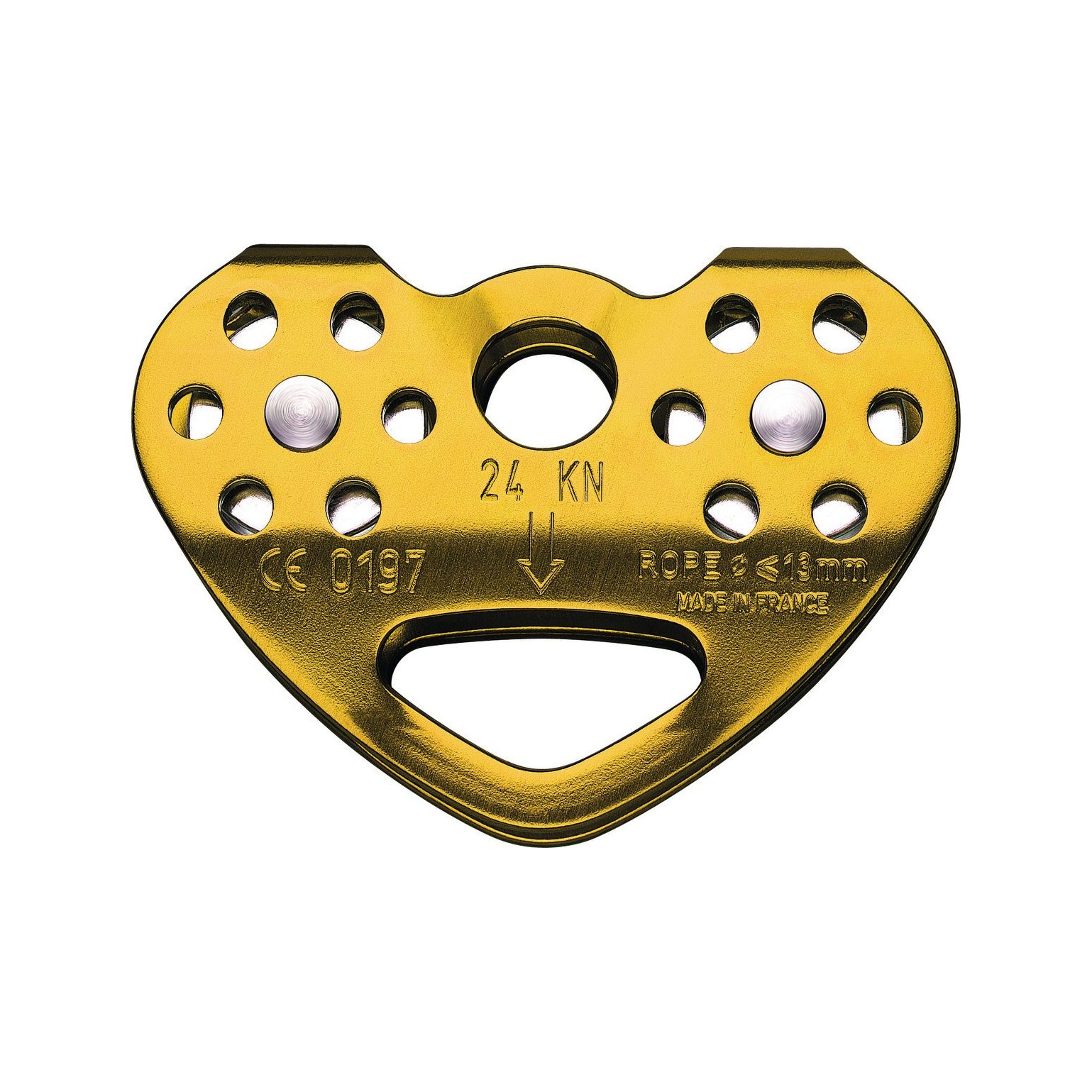 Polea Tandem para Cable amarillo